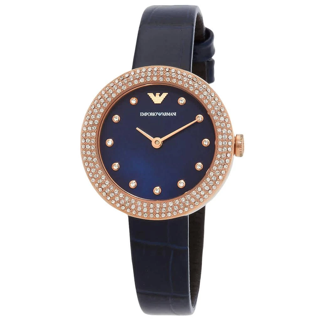 商品Emporio Armani|Rosa Quartz Crystal Ladies Watch AR11434,价格¥670,第1张图片