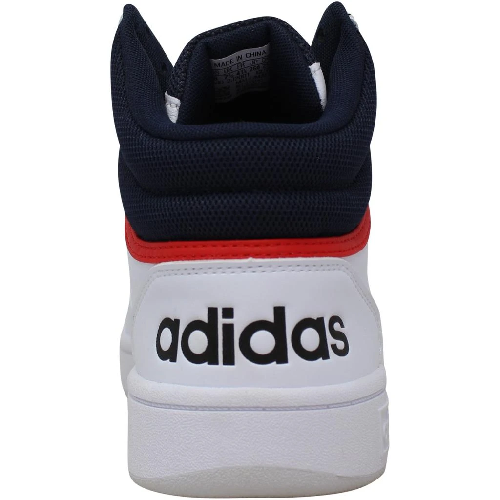 商品Adidas|Adidas Hoops 3.0 Mid Cloud White/Legend Ink/Vivid Red  GY5543 Men's,价格¥475,第3张图片详细描述