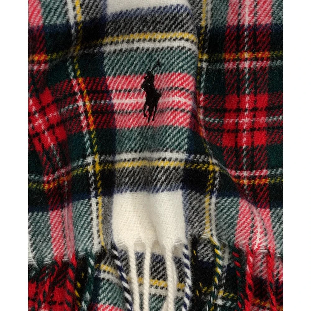 商品Ralph Lauren|Men's Tartan Plaid Scarf,价格¥586,第3张图片详细描述