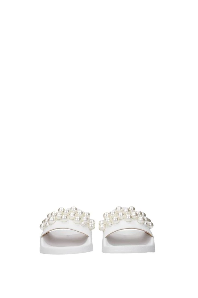 商品Stuart Weitzman|Slippers and clogs Leather White,价格¥1024,第3张图片详细描述