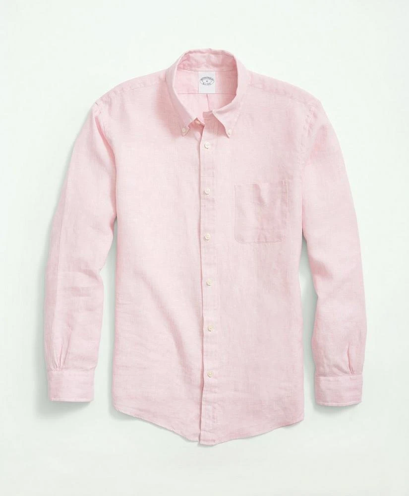 商品Brooks Brothers|Big & Tall Irish Linen Sport Shirt,价格¥1312,第1张图片