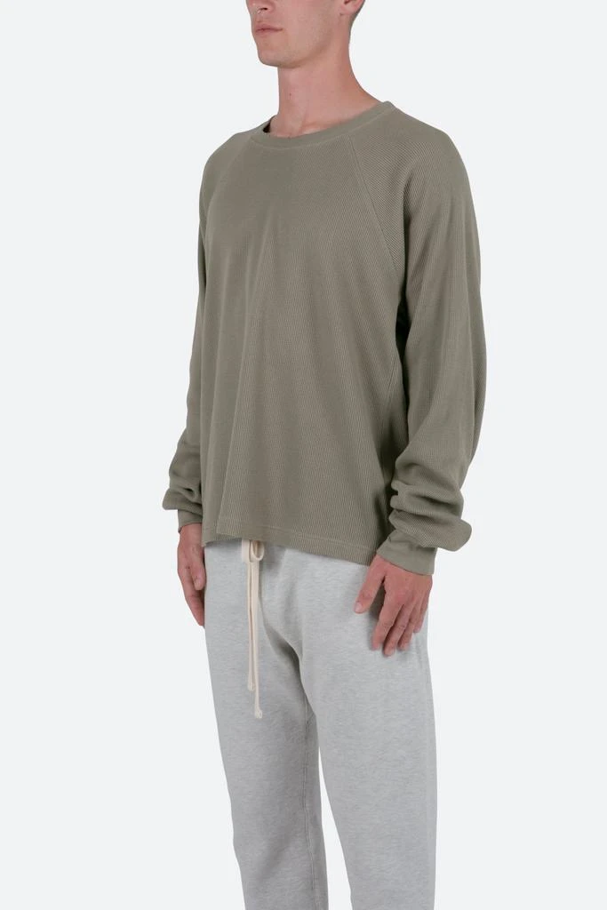 商品MNML|Heavy Thermal L/S Tee - Olive,价格¥168,第2张图片详细描述