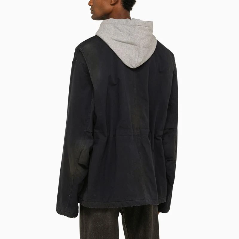 商品Balenciaga|Workwear Double B navy parka,价格¥20787,第3张图片详细描述