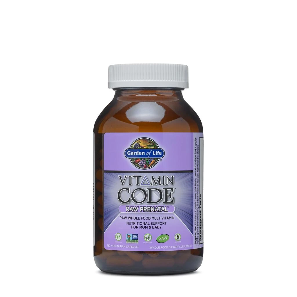 商品Garden of Life|Vitamin Code®孕前孕期天然维生素 - 180粒,价格¥499,第1张图片