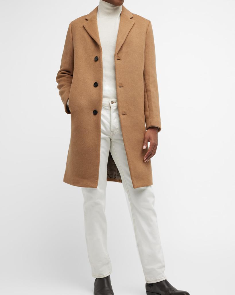 Men's Suffolk Wool Overcoat商品第6张图片规格展示