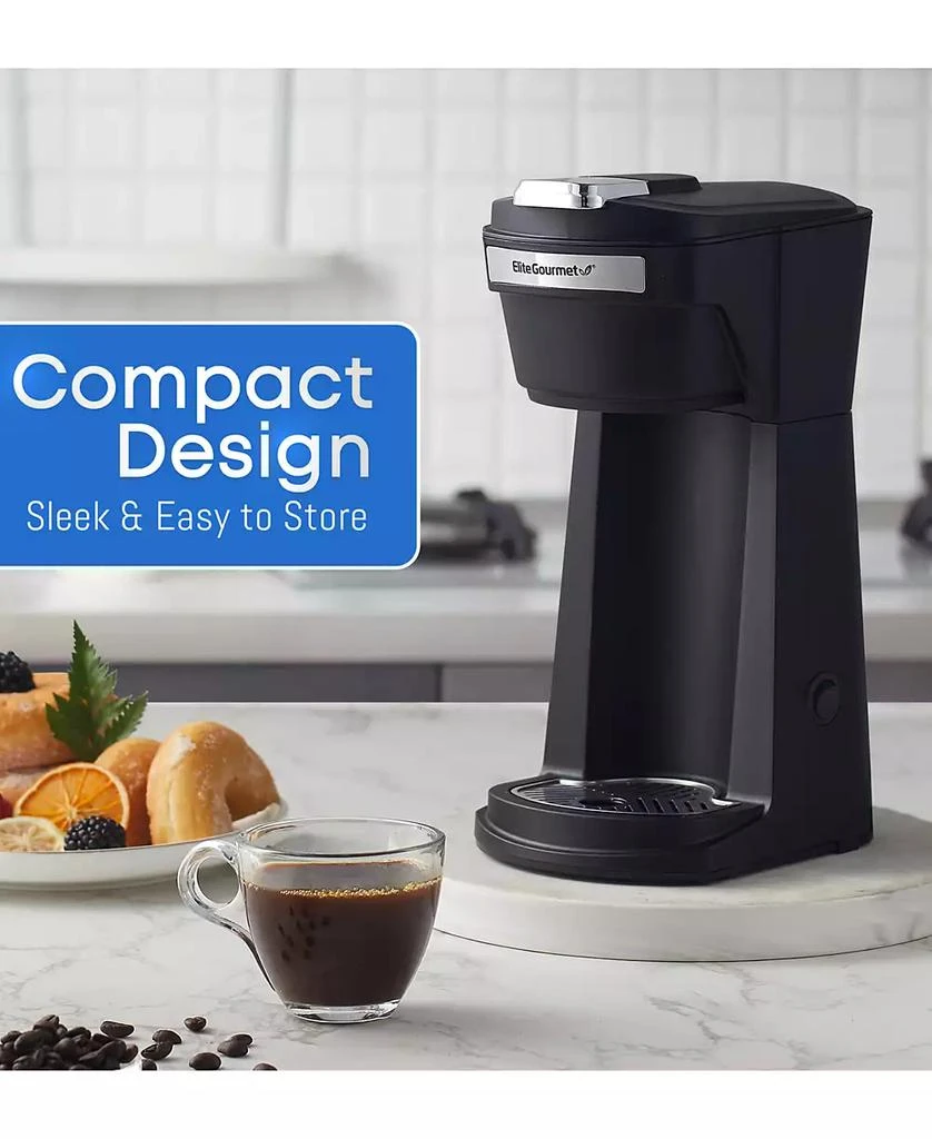 商品Elite Gourmet|Single Serving K-Cup Coffee Maker,价格¥481,第3张图片详细描述