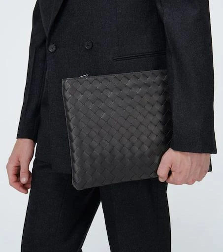商品Bottega Veneta|Intrecciato编织皮革收纳包,价格¥11659,第2张图片详细描述