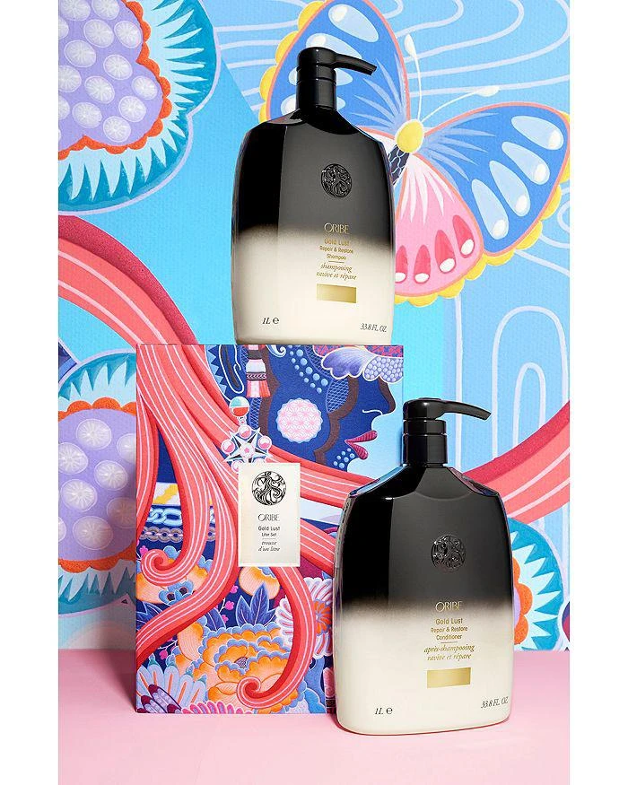 商品Oribe|Gold Lust Shampoo & Conditioner Liter Set ($339 value),价格¥2191,第3张图片详细描述