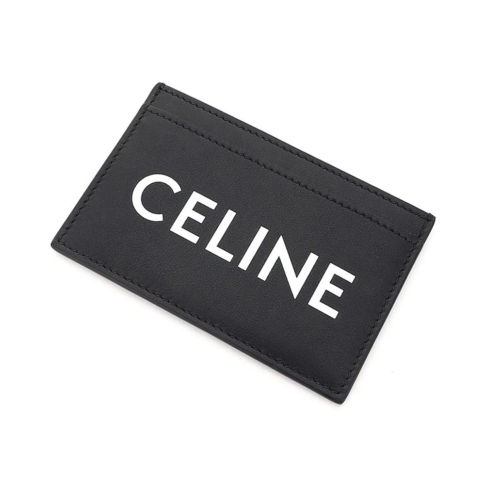 商品Celine|CELINE/赛琳 女士经典款黑色系字母LOGO卡包 10B703DMF-38SI,价格¥2055,第1张图片