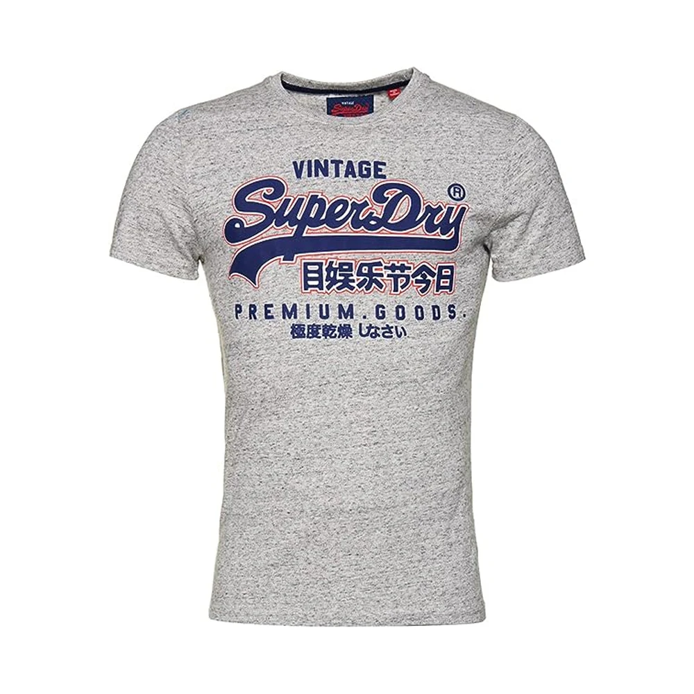 商品[国内直发] Superdry|SUPERDRY 灰色男士T恤 M10020XQ-SY3,价格¥95,第1张图片