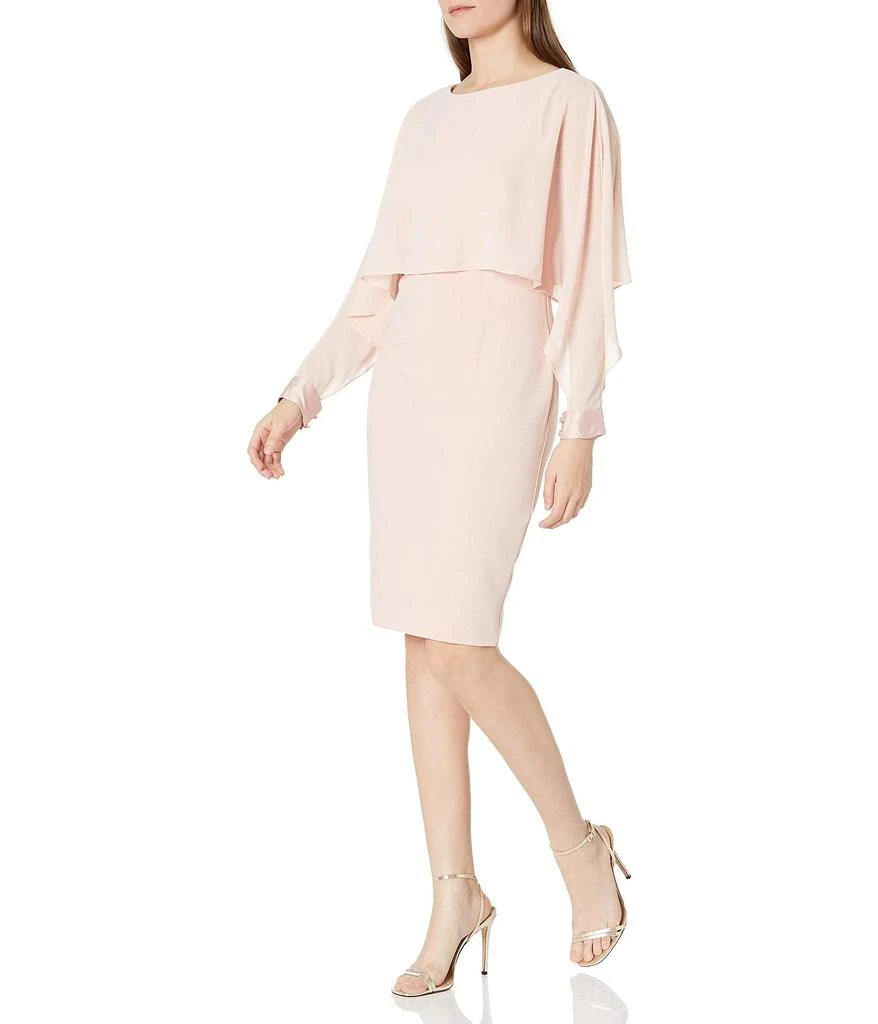 商品Vince|Camuto Women's Stretch Crepe Bodycon with Chiffon and Satin,价格¥1186,第1张图片