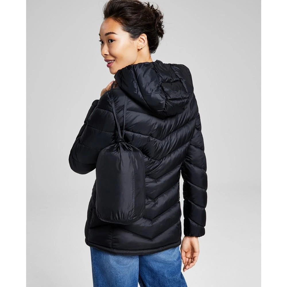 商品Charter Club|Women's Packable Hooded Puffer Coat, Created for Macy's,价格¥209,第2张图片详细描述