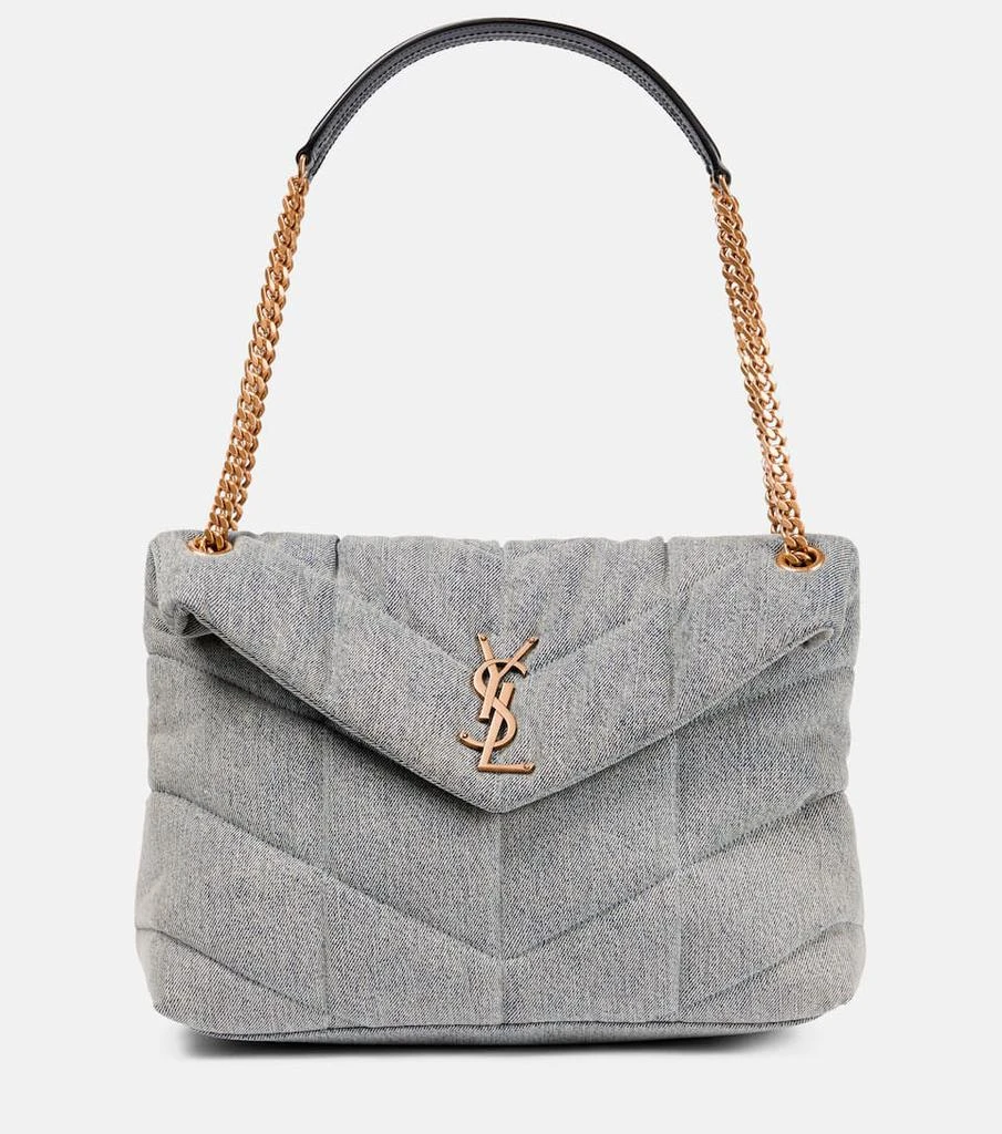 商品Yves Saint Laurent|Loulou Medium denim shoulder bag,价格¥24694,第1张图片