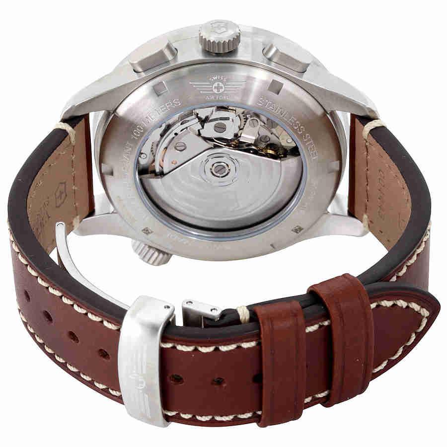 商品Victorinox|Victorinox Swiss Army Airboss Mechanical Black Dial Mens Watch 241710,价格¥8125,第5张图片详细描述