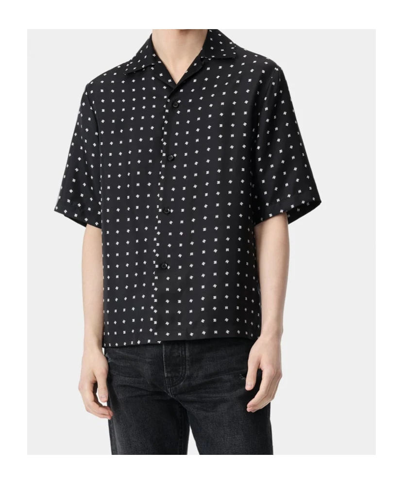 商品【商品预售7天】 AMIRI|AMIRI 男士衬衫 AMSTBW1020001 黑色,价格¥6315,第3张图片详细描述