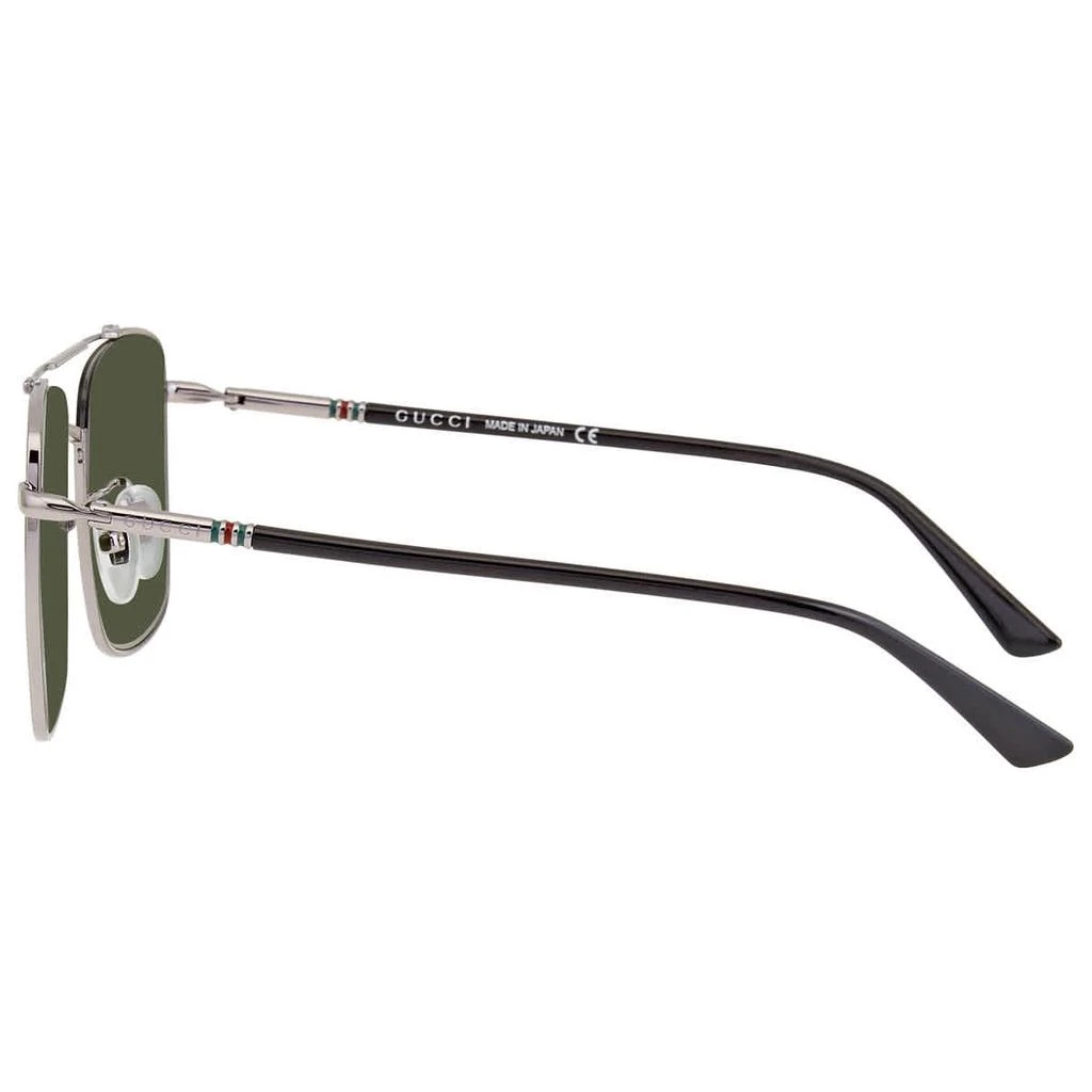 商品Gucci|Gucci Green Pilot Mens Sunglasses GG0610SK-003 56,价格¥1099,第3张图片详细描述