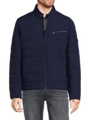 商品Michael Kors|Burbank Quilted Puffer Moto Tech Jacket,价格¥573,第5张图片详细描述