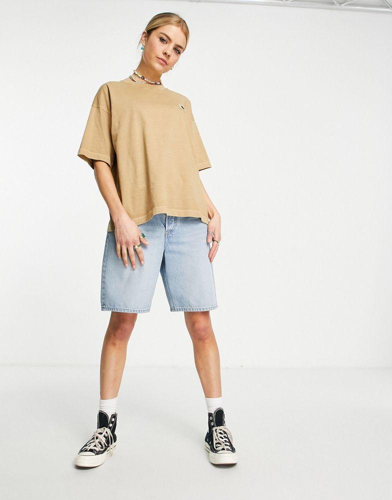 商品Carhartt|Carhartt WIP nelson boxy t-shirt in dusty beige,价格¥346,第6张图片详细描述