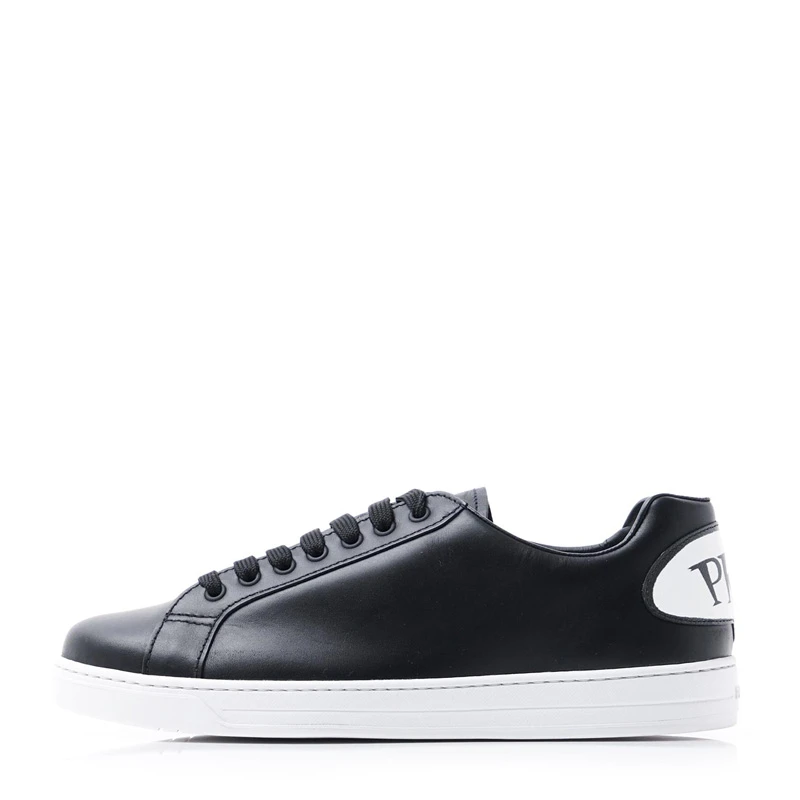 Prada 普拉达 男士皮革圆头logo印花鞋尾经典百搭休闲板鞋 4E3299-3KE5-F0967 商品