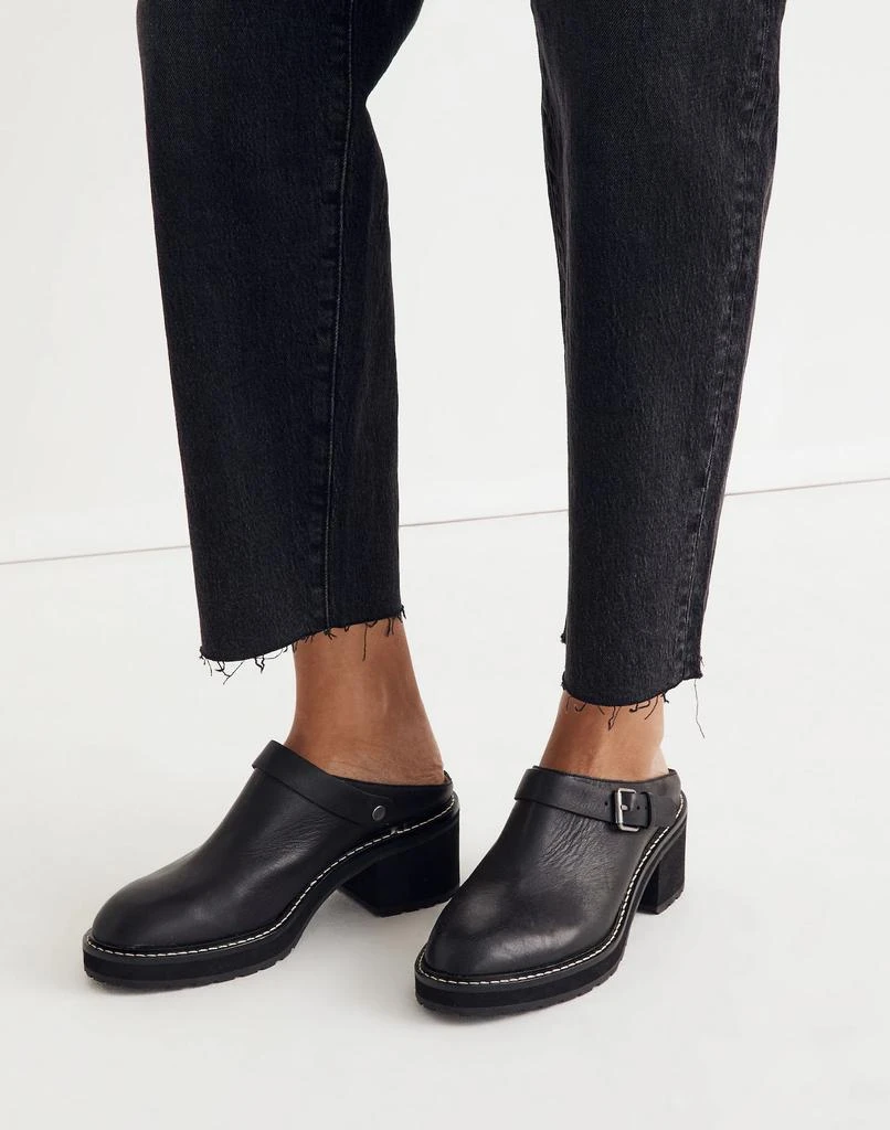 商品Madewell|The Willa Convertible-Strap Mule in Leather,价格¥810,第4张图片详细描述