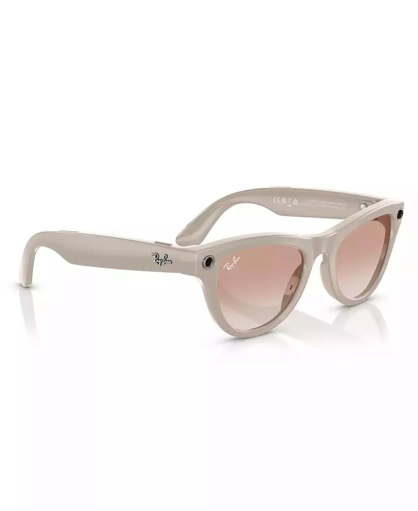 商品Ray-Ban|雷朋Meta Skyler 智能太阳镜 猫眼款 拍照录像听歌,价格¥2270,第4张图片详细描述