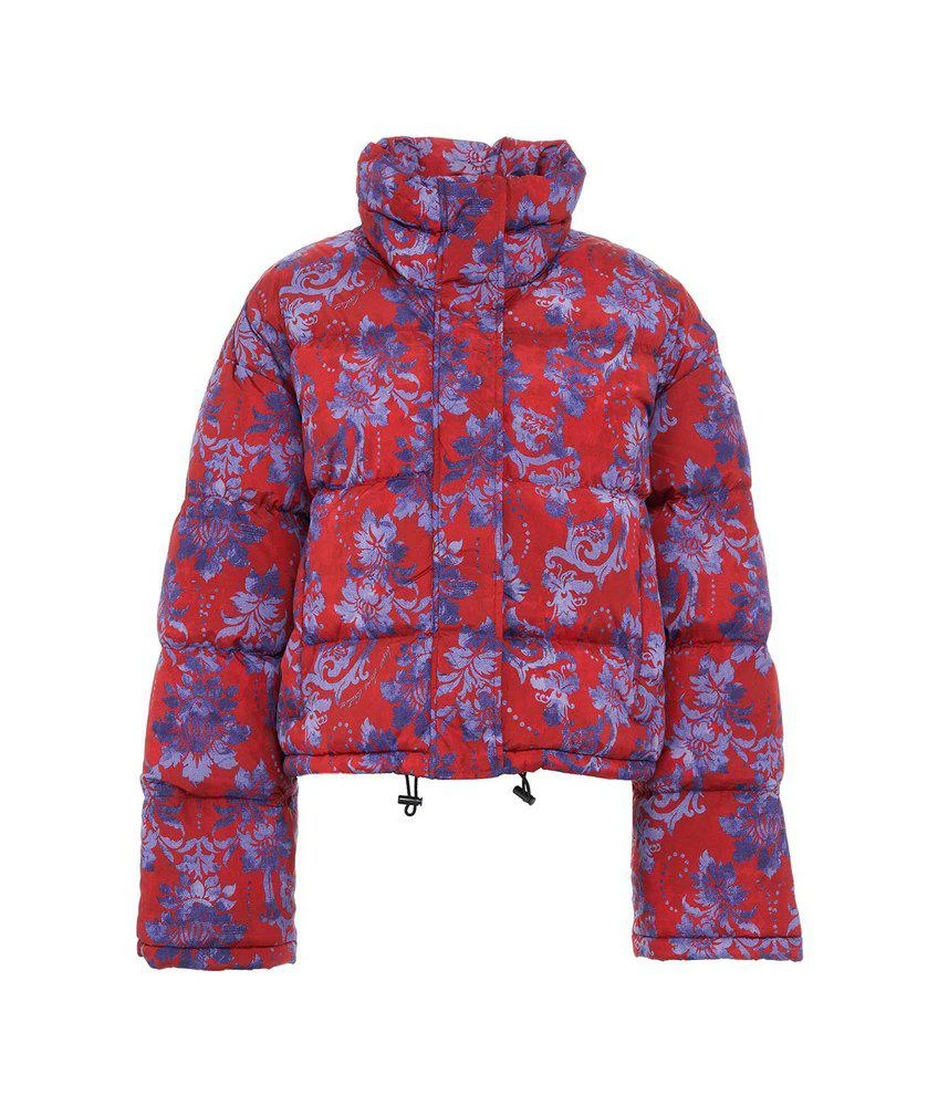 商品Versace|Versace Jeans Couture Allover Floral Printed Quilted Jacket,价格¥3187,第1张图片