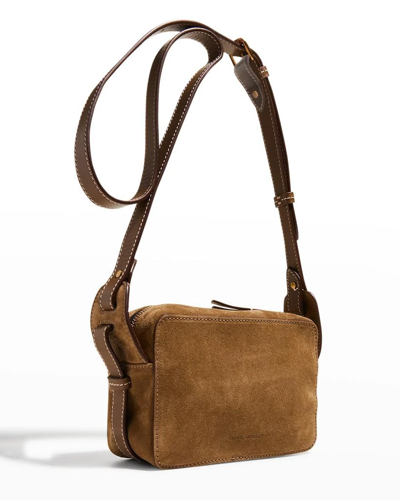 商品Isabel Marant|Wasy Zip Suede Camera Crossbody Bag,价格¥4554,第3张图片详细描述
