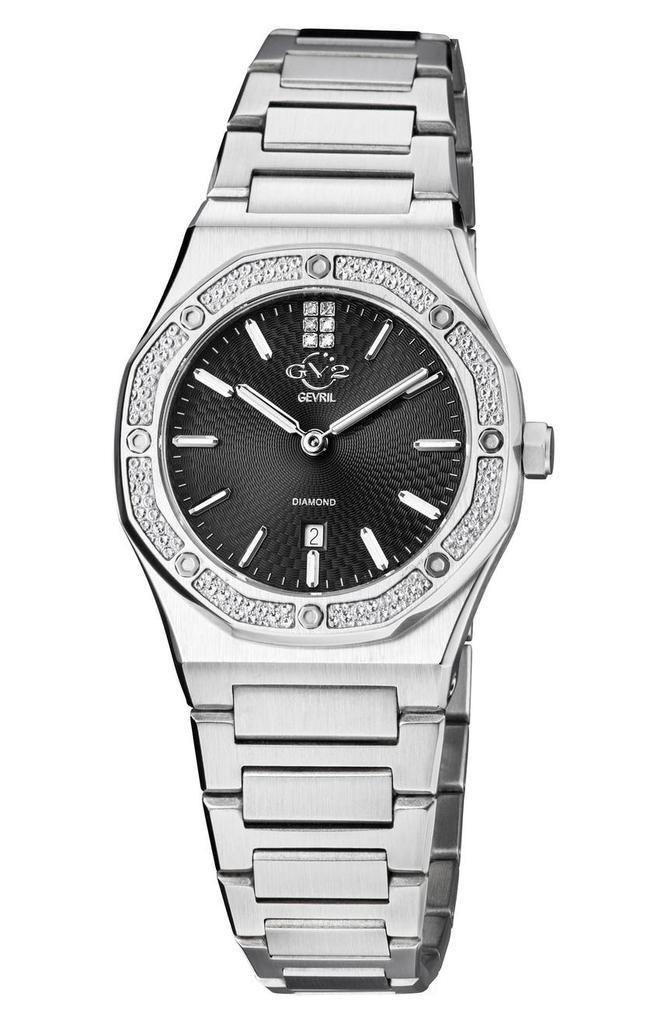商品Gevril|GV2 Palmanova Diamond Dial Bracelet Watch, 33mm,价格¥2497,第1张图片