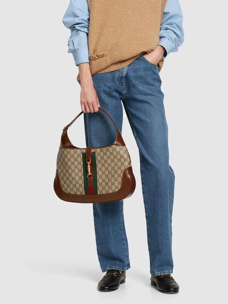 商品Gucci|Medium Jackie Gg Supreme & Leather Bag,价格¥21244,第1张图片