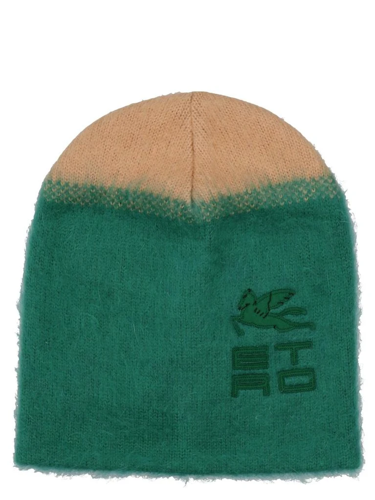 商品ETRO|Etro Logo Embroidered Two-Tone Beanie,价格¥1261,第1张图片