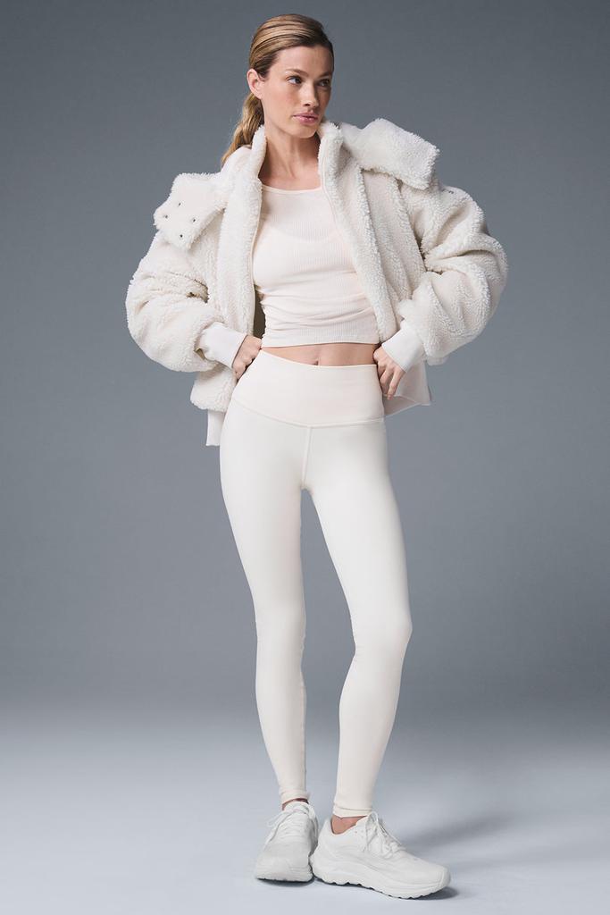 Alo Foxy Sherpa Jacket - Ivory - Jackets - Free Shipping - BeyondStyle