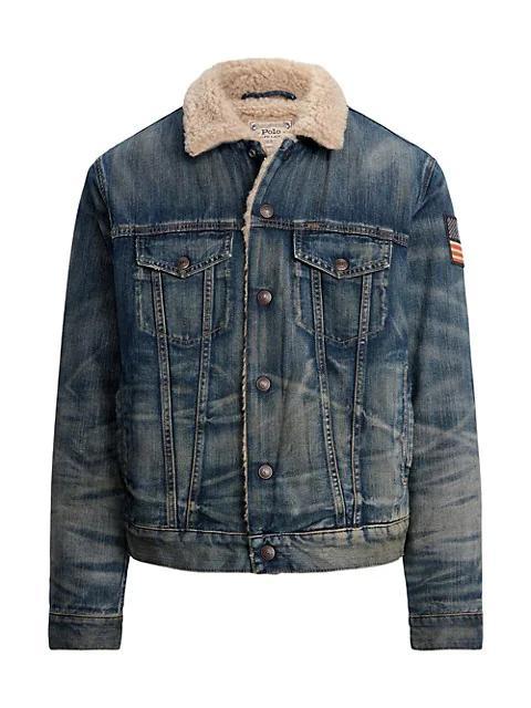 商品Ralph Lauren|Rigid Denim Trucker Jacket,价格¥2178,第1张图片