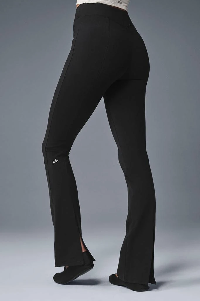 商品Alo|Airbrush High-Waist Kick-Back Legging - Black,价格¥997,第2张图片详细描述