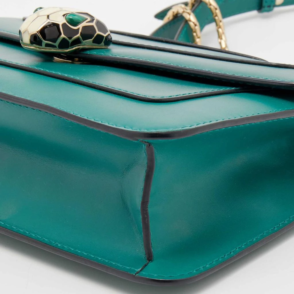 Bvlgari Green Leather Serpenti Forever Crossbody Bag 商品