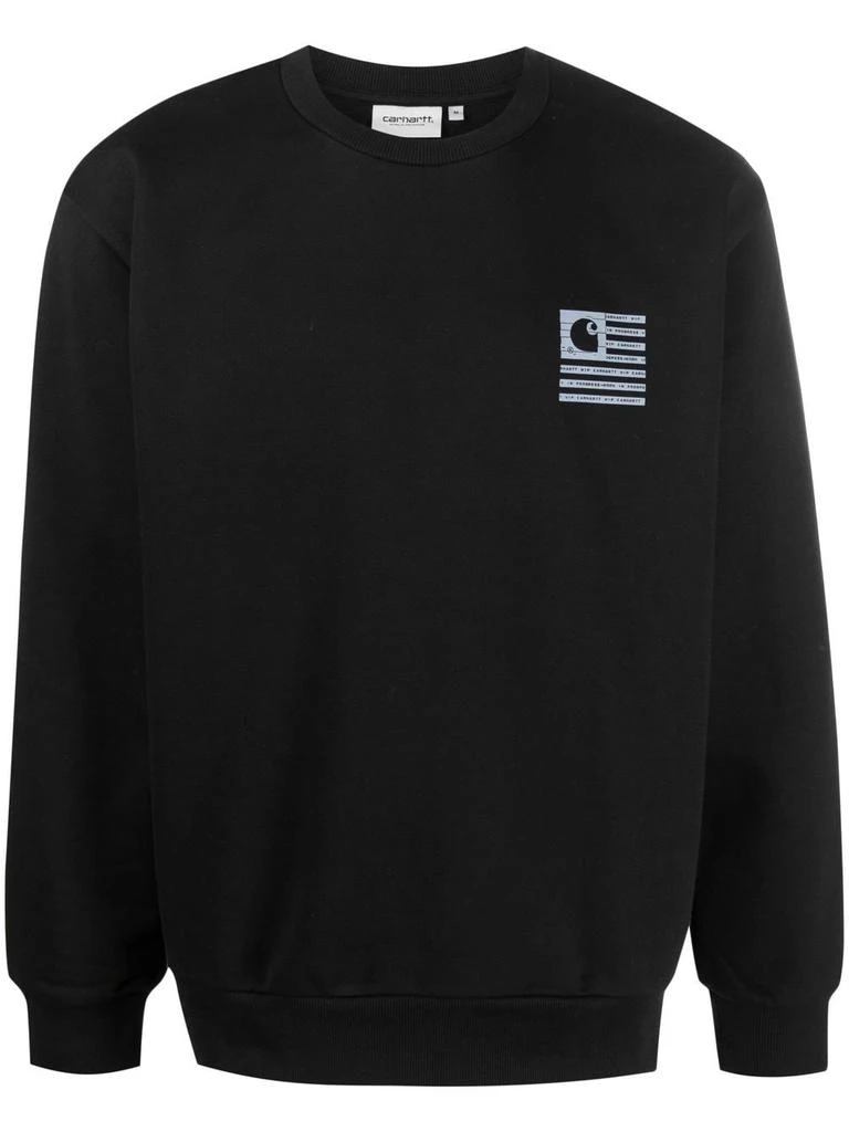 商品Carhartt|CARHARTT - Label State Cotton Blend Sweatshirt,价格¥706,第1张图片