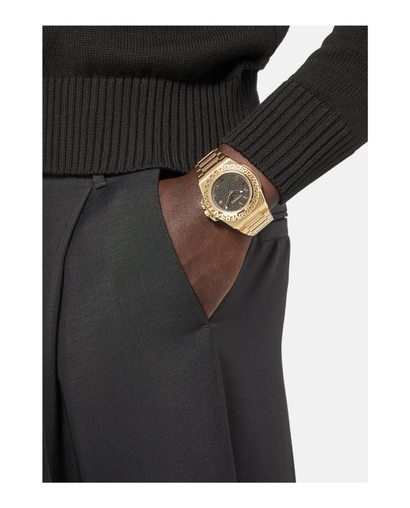 商品Versace|Greca Reaction Bracelet Watch,价格¥8186,第5张图片详细描述