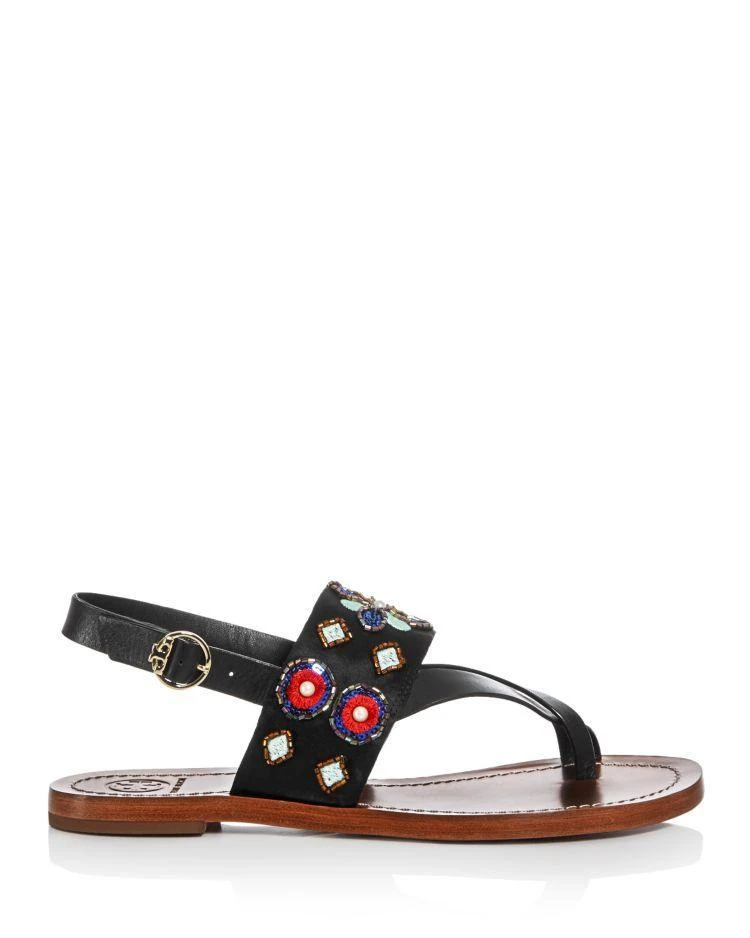 商品Tory Burch|Women's Estella Embellished Slingback Sandals,价格¥1323,第2张图片详细描述