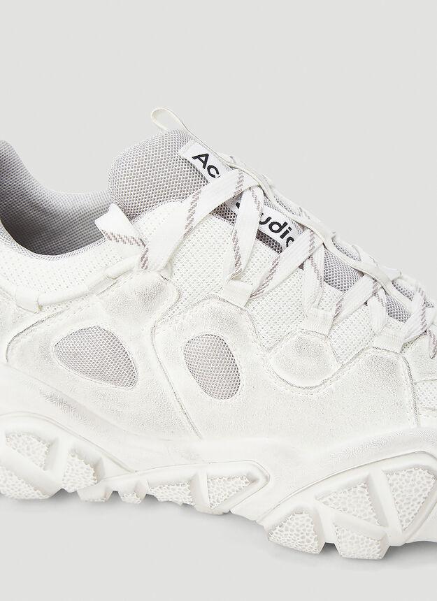 Boltzer Tumbled Sneakers in White商品第5张图片规格展示