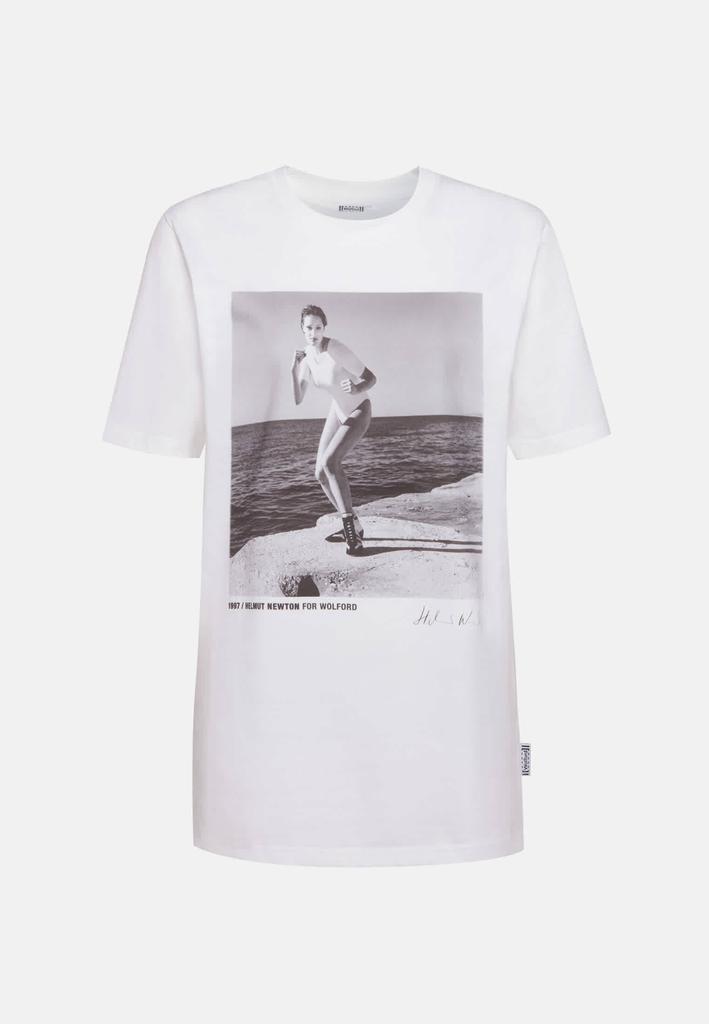 商品Wolford|Wolford Ladies Short-sleeve Newton Cotton T-Shirt, Size Large,价格¥216,第4张图片详细描述