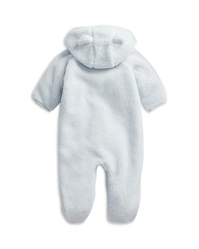 商品Ralph Lauren|Boys' Bear Ear Teddy Fleece Bunting - Baby,价格¥610,第2张图片详细描述