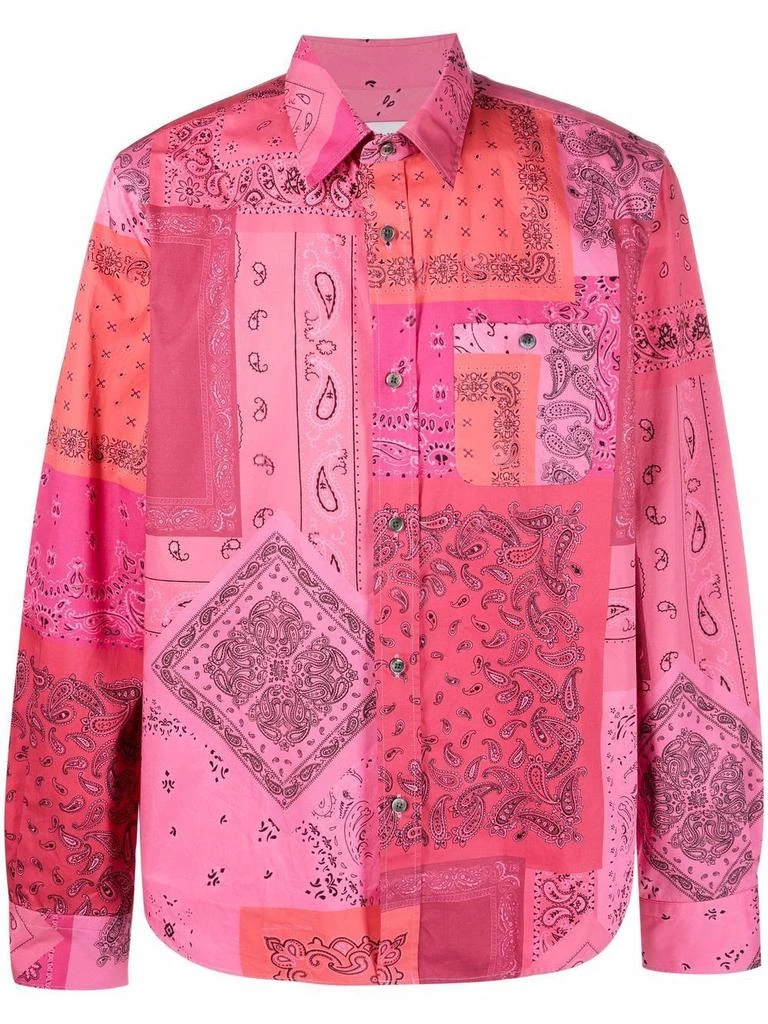 商品Kenzo|Kenzo Mens Fuchsia Cotton Shirt,价格¥3096,第1张图片