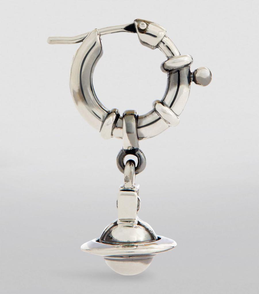 Vivienne Westwood Pauliana Orb Single Hoop Earring - BeyondStyle