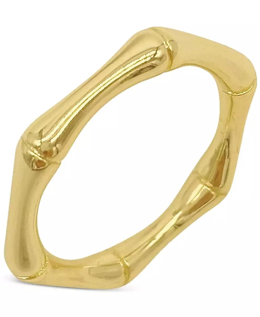 商品ADORNIA|Gold-Tone Water-Resistant Bamboo Band Ring,价格¥172,第1张图片