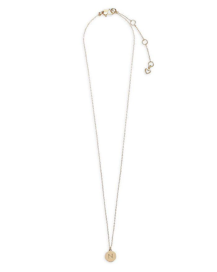 商品Kate Spade|N Mini Pendant Necklace, 17"-20",价格¥331,第1张图片
