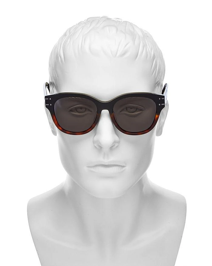商品Dior|DIOR DiorSignature B6F Round  Sunglasses, 55mm,价格¥4354-¥4429,第2张图片详细描述
