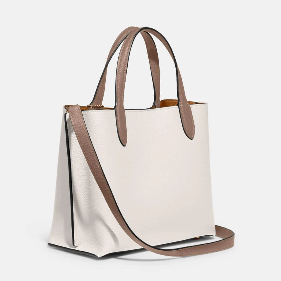 商品Coach|Coach Colorblock Willow 24 Leather Tote Bag,价格¥2683,第4张图片详细描述