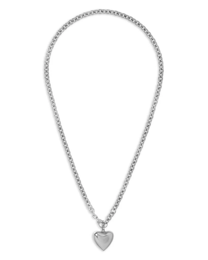 商品Roxanne Assoulin|Mini Puffy Heart Pendant Necklace, 18.5",价格¥704,第1张图片