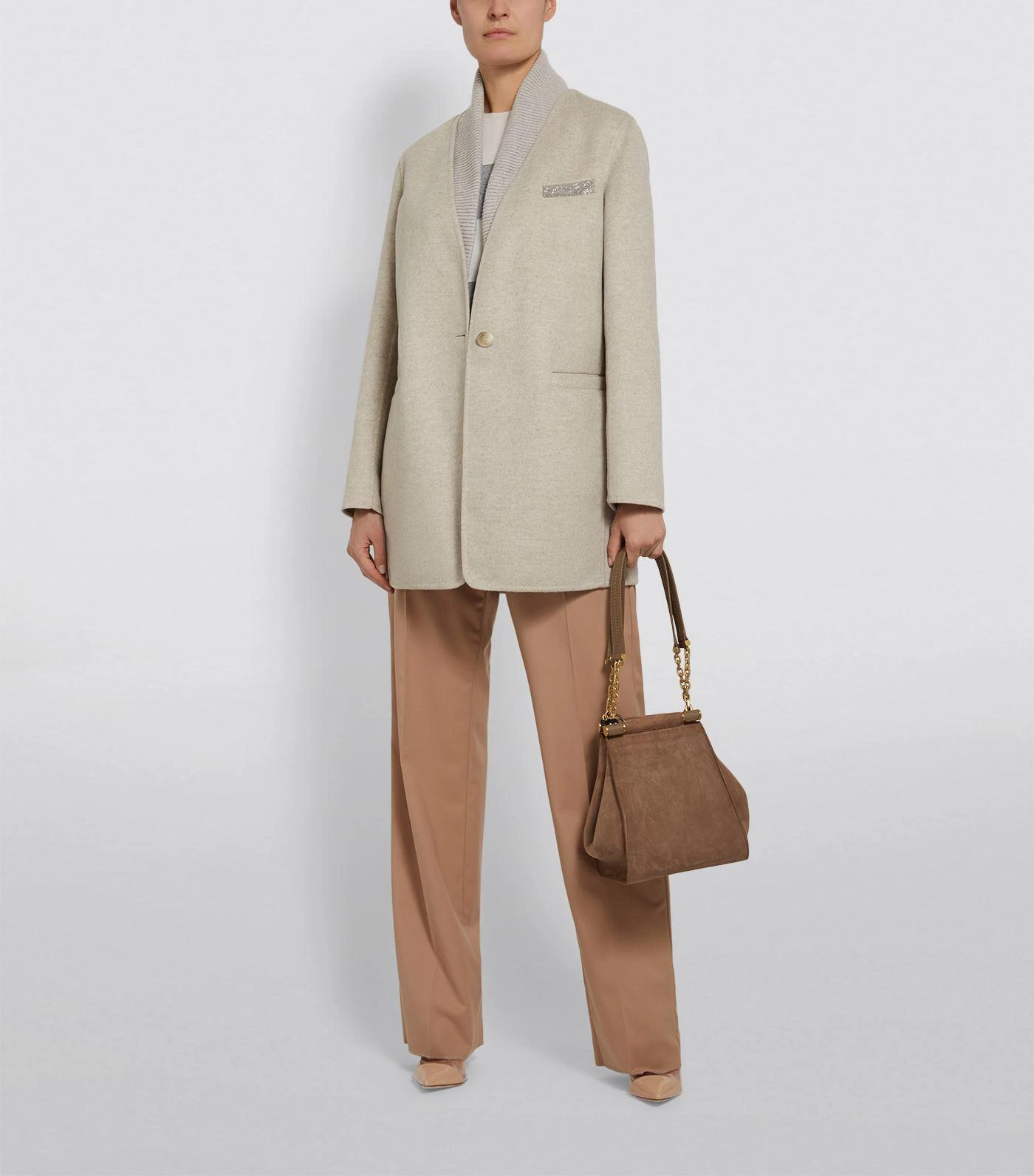 商品Fabiana Filippi|Wool-Cashmere Coat,价格¥5536,第4张图片详细描述