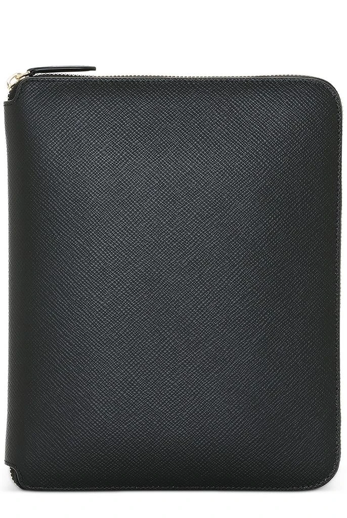 商品SMYTHSON|A5 writing folder with zip in panama,价格¥4905,第1张图片