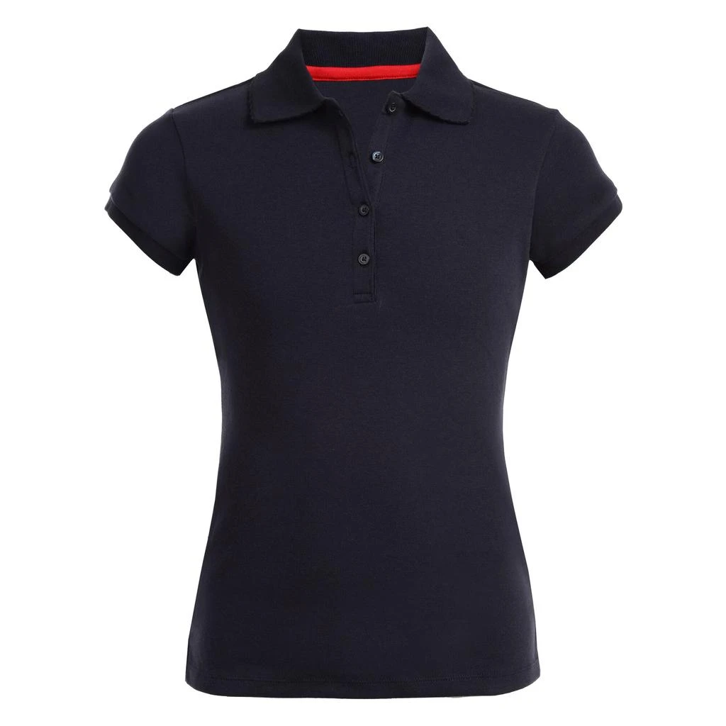商品Nautica|Nautica Girl's Short Sleeve Polo (Plus Sizes),价格¥40,第2张图片详细描述
